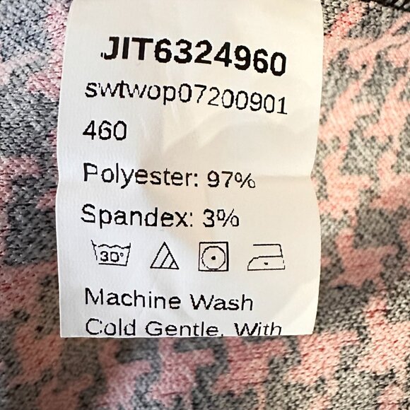 Red & Black Houndstooth Cardigan & Pants Set – Size 2XL - Picture 8 of 8